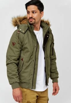 Indicode Jeans Winterjassen Winterjas Pennington Heren Groen -Indicode Jeans Verkoop 2023 0038470d7f925b0aece94acca81a88e2