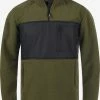Indicode Jeans Fleece Jassen Fleece Jas Boggy Heren Groen / Olijfgroen