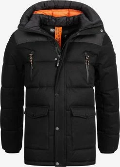 Indicode Jeans Winterjassen Winterjas Krem Heren Zwart