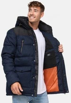 Indicode Jeans Winterjassen Winterjas Krem Heren Navy -Indicode Jeans Verkoop 2023 02132a8f18f4145edeb648f487320cdf