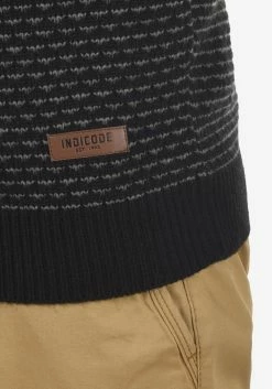 Indicode Jeans Crewneck Truien Trui Coppler Heren Zwart -Indicode Jeans Verkoop 2023 0328e79e6f31e2ad75d56bd6afdd62bd