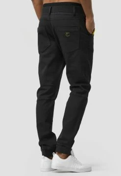 Indicode Jeans Pantalons Tapered Broek Zannes Heren Zwart -Indicode Jeans Verkoop 2023 038ebe3432bcf282b466af3d65178bf6