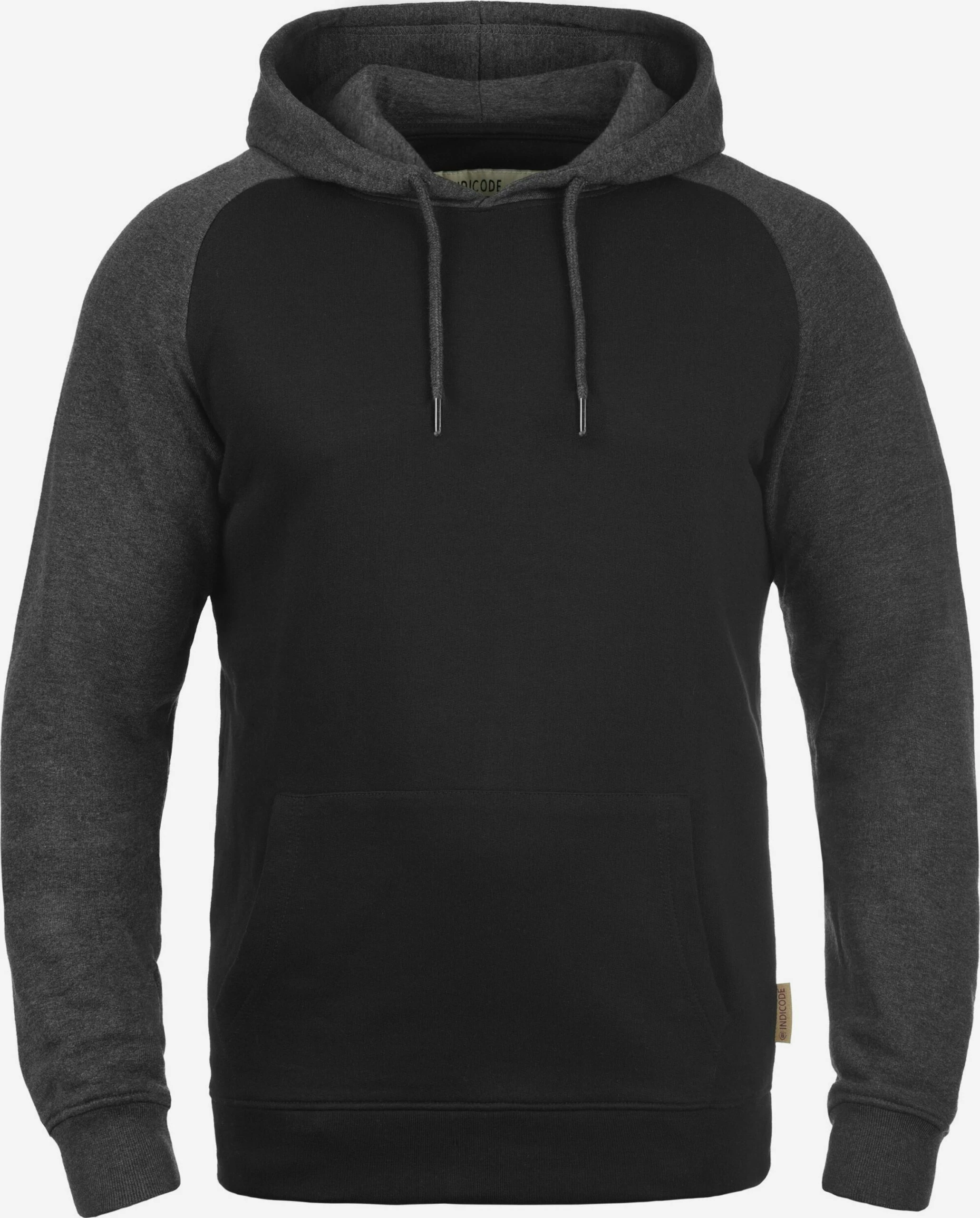 Indicode Jeans Hoodies Sweatshirt Elliot Heren Zwart 3 Indicode Jeans Hoodies Sweatshirt Elliot Heren Zwart