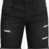 Indicode Jeans Denim Shorts Regular Broek Hallow Heren Zwart
