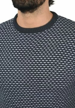 Indicode Jeans Crewneck Truien Trui Coppler Heren Blauw / Navy -Indicode Jeans Verkoop 2023 07bc135918b68d43d392ae49e19b587e