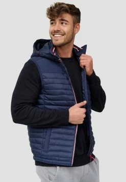 Indicode Jeans Bodywarmers Bodywarmer Leach Heren Donkerblauw -Indicode Jeans Verkoop 2023 07fb74f22ce1926ec13f9594ccaaf1db