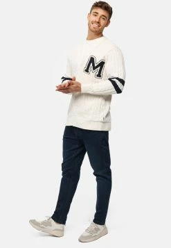 Indicode Jeans Vesten Gebreid Vest Jose Heren Wit -Indicode Jeans Verkoop 2023 0971d3f66979e68c5ba6926a7accfcb7