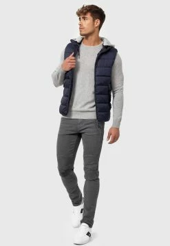 Indicode Jeans Bodywarmers Bodywarmer Heren Blauw -Indicode Jeans Verkoop 2023 0a2aff09b4895099050f11998fb0bdde