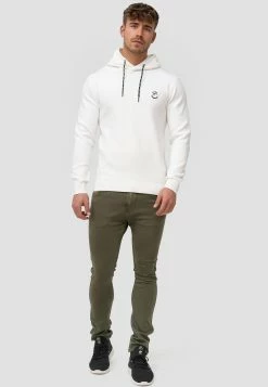 Indicode Jeans Hoodies Sweatshirt Longview Heren Wit -Indicode Jeans Verkoop 2023 0ae3b9fe7d76d82ab124d7f8945262d1