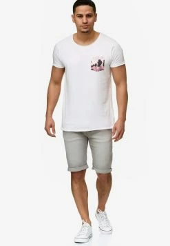 Indicode Jeans Denim Shorts Regular Jeans Caden Heren Grijs -Indicode Jeans Verkoop 2023 0afacb914b6555c13320efe0b8261e84