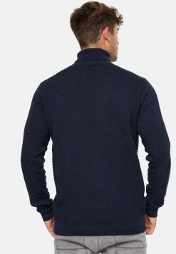 Indicode Jeans Coltruien Trui Saini Heren Zwart -Indicode Jeans Verkoop 2023 0b5d25e2c1bf2013128843da8c95771c