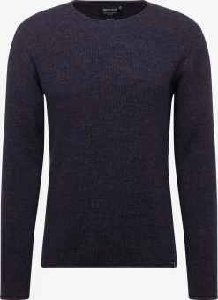 Indicode Jeans Crewneck Truien Regular Fit Trui Christian Heren Zwart