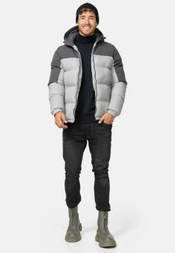 Indicode Jeans Winterjassen Winterjas Danix Heren Lichtgrijs / Donkergrijs -Indicode Jeans Verkoop 2023 0bca8e5d00b0fa5f2df5b313dae3916a