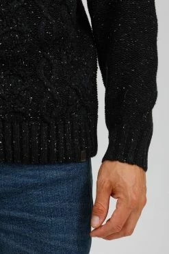 Indicode Jeans Coltruien Trui Benat Heren Zwart -Indicode Jeans Verkoop 2023 0d916d102a81e16db5eb5285a730e5c7