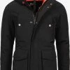 Indicode Jeans Parkas Winterparka Heren Zwart -Indicode Jeans Verkoop 2023 0f6b9e5eb3409e9553a35742f8dce45b