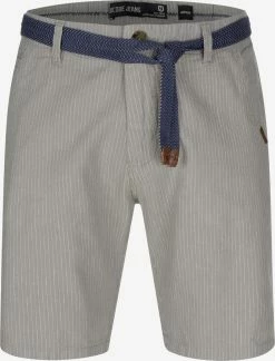 Indicode Jeans Chino Shorts Regular Chino Heren Grijs