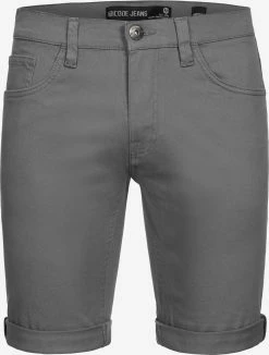 Indicode Jeans Shorts Regular Broek Villeurbanne Heren Donkergrijs