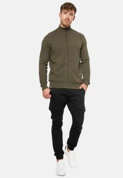 Indicode Jeans Vesten Gebreid Vest Lexson Heren Kaki -Indicode Jeans Verkoop 2023 11d6d4fa78d0a1f7d2360b93bea2c98f