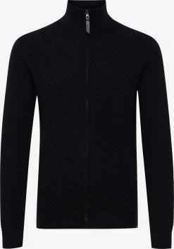 Indicode Jeans Vesten Gebreid Vest Banjamino Heren Zwart