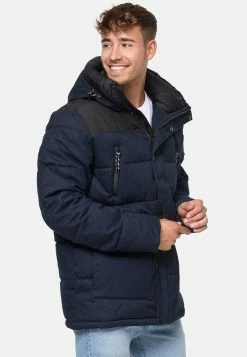 Indicode Jeans Winterjassen Winterjas Krem Heren Navy -Indicode Jeans Verkoop 2023 1222c003316d8543eb8b1e1f59ce72cc