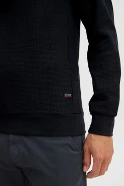 Indicode Jeans Crewneck Truien Trui Nadol Heren Zwart -Indicode Jeans Verkoop 2023 12c22b8f81628785939f24d1640e5341