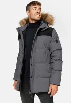 Indicode Jeans Parkas Winterparka Hexyl Heren Donkergrijs -Indicode Jeans Verkoop 2023 12c422ce80ca35bb2e2cbb0a221518fd