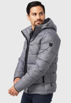 Indicode Jeans Winterjassen Winterjas Hebert Heren Grijs -Indicode Jeans Verkoop 2023 130989b45119066a641c779b695a7542