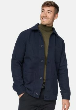 Indicode Jeans Tussenjassen Tussenjas Thanasis Heren Donkerblauw -Indicode Jeans Verkoop 2023 135932e23e9c14759b12c29a73800c99