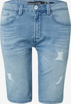 Indicode Jeans Denim Shorts Slimfit Jeans Heren Blauw