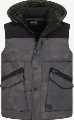 Indicode Jeans Bodywarmers Bodywarmer Simmons Heren Grijs