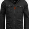 Indicode Jeans Tussenjassen Tussenjas Simeon Heren Zwart -Indicode Jeans Verkoop 2023 14939beb95f3027ce60cfafada20e687