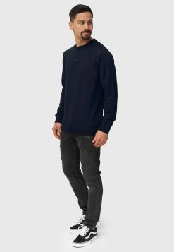 Indicode Jeans Sweatshirts Sweatshirt Baxter Heren Navy -Indicode Jeans Verkoop 2023 14e5a731312aee8b22cdec2556e697d9