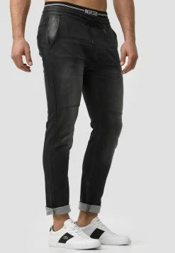 Indicode Jeans Pantalons Slimfit Broek Fabrizio Heren Zwart -Indicode Jeans Verkoop 2023 15dfb3bf438d7980fc35cddc6038c291