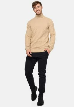 Indicode Jeans Coltruien Trui Saini Heren Beige -Indicode Jeans Verkoop 2023 16e5fba0d3758eced949cff57f4cd571