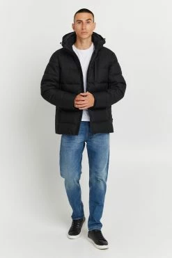 Indicode Jeans Winterjassen Winterjas Heren Zwart -Indicode Jeans Verkoop 2023 16fe16a5eabeb735b63dbb70c098c610