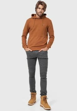 Indicode Jeans Hoodies Sweatshirt Franz Heren Bruin / Cognac -Indicode Jeans Verkoop 2023 17db393205950374d149bd4fb92a44d1