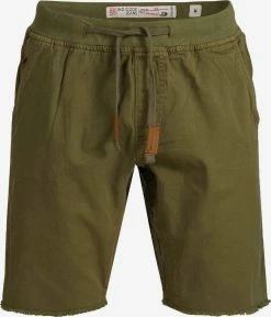 Indicode Jeans Chino Shorts Loosefit Chino Carver Heren Kaki