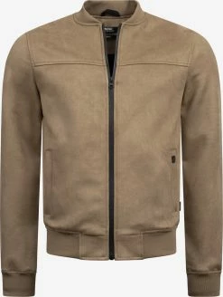 Indicode Jeans Leren Jassen Tussenjas Ibon Heren Beige