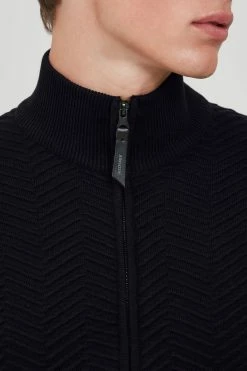 Indicode Jeans Vesten Gebreid Vest Banjamino Heren Zwart -Indicode Jeans Verkoop 2023 19110a0a1e37c966c3b9750378cd851e