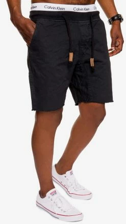 Indicode Jeans Chino Shorts Loosefit Chino Carver Heren Zwart -Indicode Jeans Verkoop 2023 19215df1e214096befb8b278cac8d923