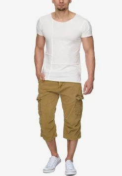 Indicode Jeans Cargo Shorts Regular Cargobroek Nicolas Heren Bruin -Indicode Jeans Verkoop 2023 19dc1d03285190d3321873ed2ec37cff