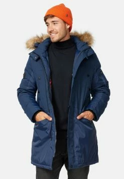 Indicode Jeans Parkas Winterparka Jarl Heren Blauw -Indicode Jeans Verkoop 2023 1b96addb8d6813d0355e9ccafd80b119