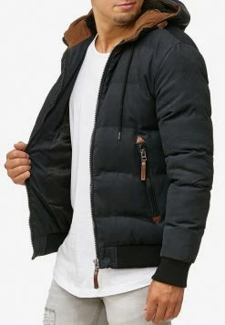 Indicode Jeans Winterjassen Winterjas Adeline Heren Zwart -Indicode Jeans Verkoop 2023 1e7ecef88adbcce5f53002f0923b27b6