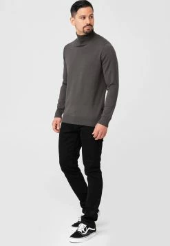 Indicode Jeans Coltruien Trui Gates Heren Donkergrijs -Indicode Jeans Verkoop 2023 1f8e525a2fd333b82ea039ac00b699af