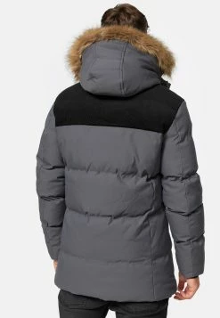 Indicode Jeans Parkas Winterparka Hexyl Heren Donkergrijs -Indicode Jeans Verkoop 2023 208a9f84f28d20b8b7eb98542c888f53
