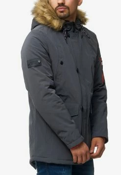 Indicode Jeans Parkas Winterparka Leicester Heren Basaltgrijs -Indicode Jeans Verkoop 2023 209bb39426c9c47ed097c46d03d2d2a8