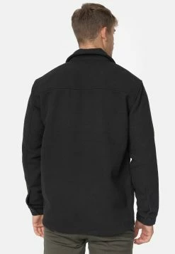 Indicode Jeans Tussenjassen Tussenjas Thanasis Heren Zwart -Indicode Jeans Verkoop 2023 20be73c4c2fa589acd54d6f07515d7f0