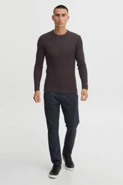 Indicode Jeans Crewneck Truien Trui Idvalerio Heren Navy / Bruin -Indicode Jeans Verkoop 2023 21089f147afab7c97ede48dbbe619c38