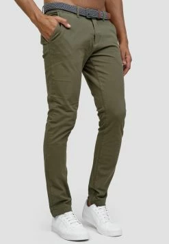 Indicode Jeans Chinos Regular Chino Massy Heren Groen -Indicode Jeans Verkoop 2023 2109bc54946ce2dde17f58059d040cb9