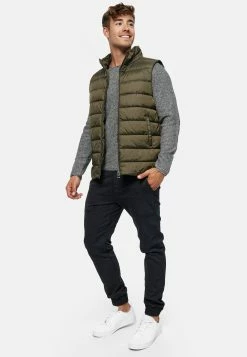 Indicode Jeans Bodywarmers Bodywarmer Gibbon Heren Kaki -Indicode Jeans Verkoop 2023 222aaa60e55ffe4b4ca1af10d25d8ea7
